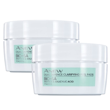 AVON ANEW DUAL DEFENCE Peeling-Pads - Doppelpack