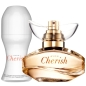 Preview: AVON Cherish 2-teiliges Duft-Set mit EdP Spray (50) & Deoroller + Geschenktasche Gratis