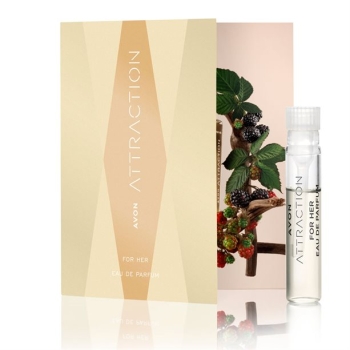 AVON Attraction /Karte mit  Duftprobe