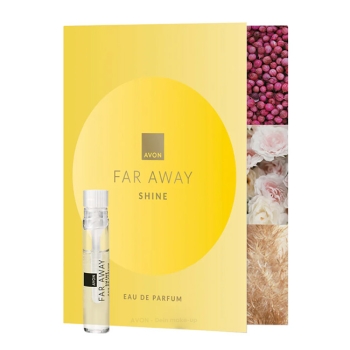 AVON Far Away SHINE EdP / Karte mit Duftprobe