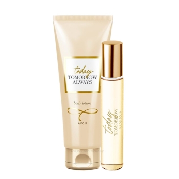 AVON TTA TODAY für Sie 2-teiliges Set mit Taschenspray & Körperlotion