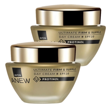 AVON ANEW ULTIMATE FIRM & SUPPLE Tagescreme mit LSF 20 - Doppelpack