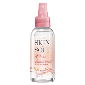 AVON Skin So Soft SILKY MOISTURE Pflegespray mit Arganöl /150