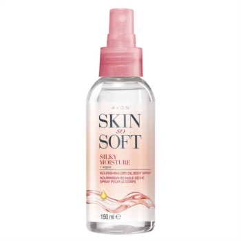 AVON Skin So Soft SILKY MOISTURE Pflegespray mit Arganöl /150