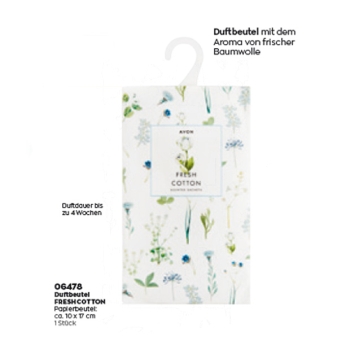 AVON Duftbeutel FRESH COTTON