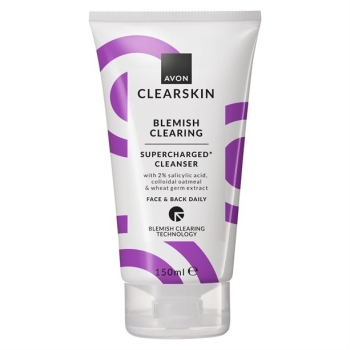 AVON clearskin BLEMISH CLEARING Reinigungscreme gegen unreine Haut für Gesicht und Rücken