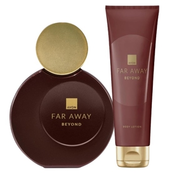 AVON Far Away BEYOND 2-teiliges Set mit Eau de Parfum Spray & Körperlotion