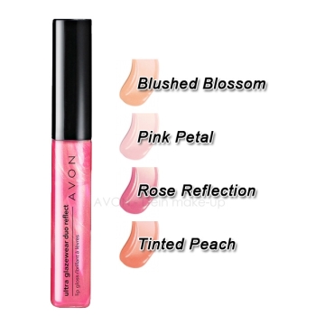 AVON Ultra Glazewear Lipgloss  duo reflect Farbe /Blushed Blossom
