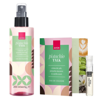 Preview: AVON Pistachio Talk - Karte mit Duftprobe