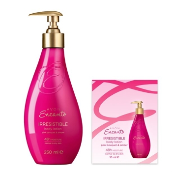 AVON Encanto IRRESISTIBLE Feuchtigkeitsspendende Körperlotion / Probe