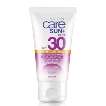 AVON care SUN Feuchtigkeitsspendende Sonnencreme für das Gesicht mit mattierendem Effekt LSF 30