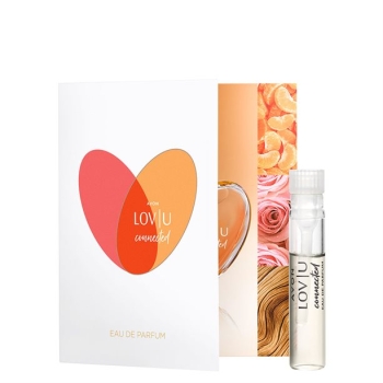 AVON LOV U CONNECTED EdP / Karte mit Duftprobe