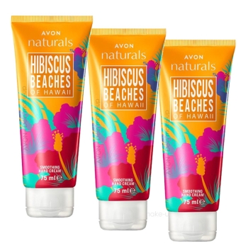 AVON Naturals Glättende Handcreme Hibiskus-Strände von Hawaii 3er set