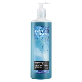 AVON senses OCEAN SURGE Shampoo & Duschgel für Männer Meeresbrise & Pfefferminznoten /720