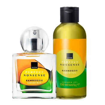 AVON PERFECT NONSENS Bamboozie Cocktail 2-teiliges Set mit Eau de Parfum Spray & Duschgel