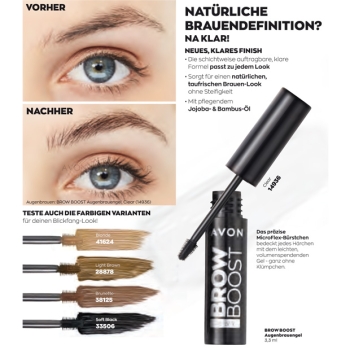 Preview: AVON BROW BOOST Augenbrauengel  / LIGHT BROWN