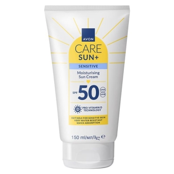 AVON care SUN+ SENSITIVE Feuchtigkeitsspendende Sonnencreme mit LSF 50