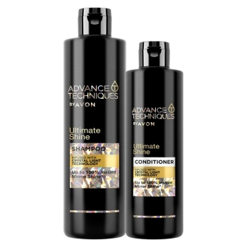 AVON Advance Techniques ULTIMATE SHINE 2-teiliges Set mit Shampoo & Spülung