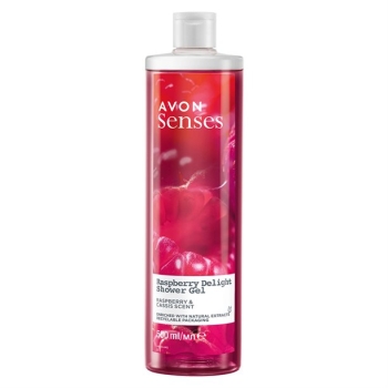 AVON senses RASPBERRY DELIGHT Duschgel Himbeere & dunkle Johannisbeere /500