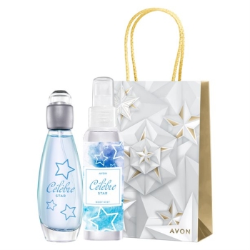 AVON Celebre STAR (2-tlg) Duft-Set mit EdT Spray & Körperspray