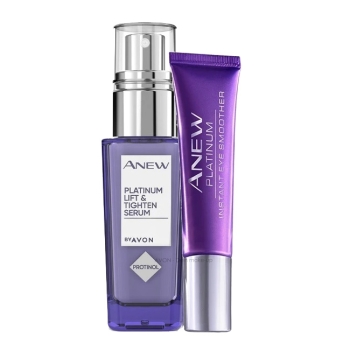 AVON ANEW Platinum (2-tlg) Pflege-Set mit Augencreme & Pflegeserum mit Protinol™