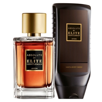 AVON Absolute by ELITE GENTLEMAN 2-teiliges Set mit Eau de Toilette Spray & Shampoo/Duschgel