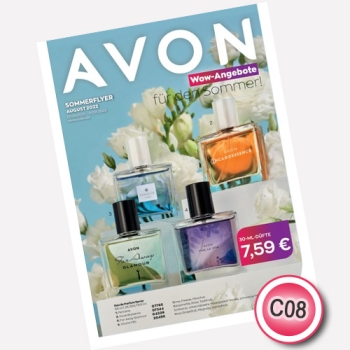 AVON Katalog C08 August + Sommerflyer 2022