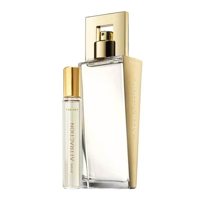 AVON Attraction für Sie 2-teiliges Set mit Eau de Parfum Spray & Taschenspray