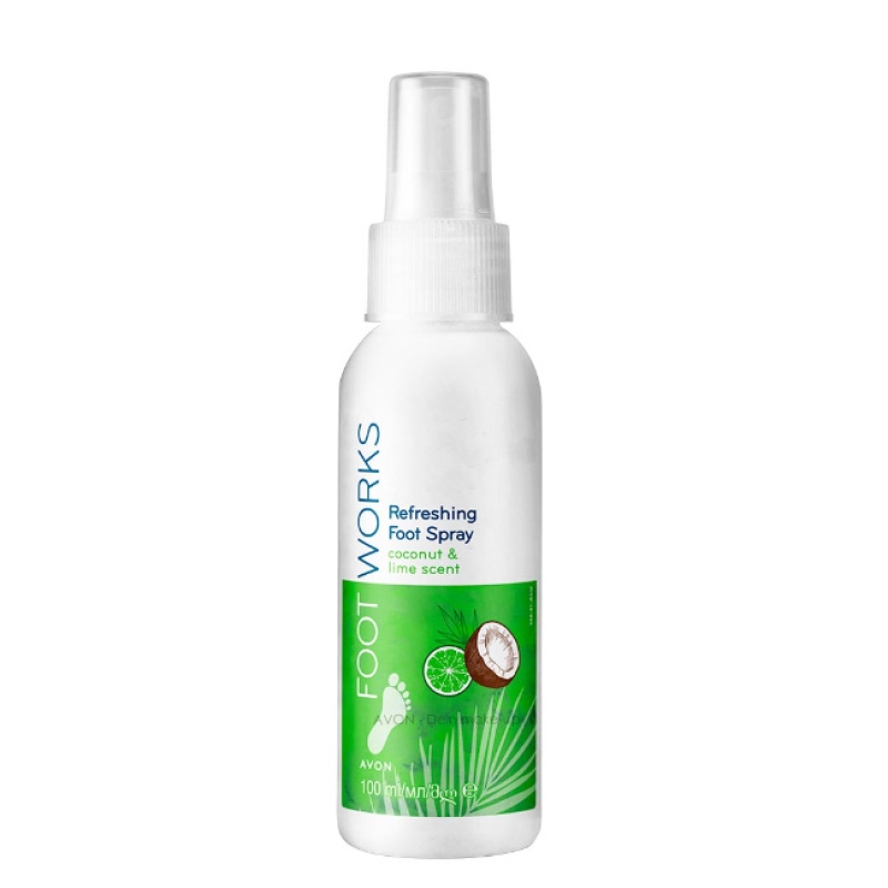 AVON FOOT WORKS Spray mit Kokos & Limette