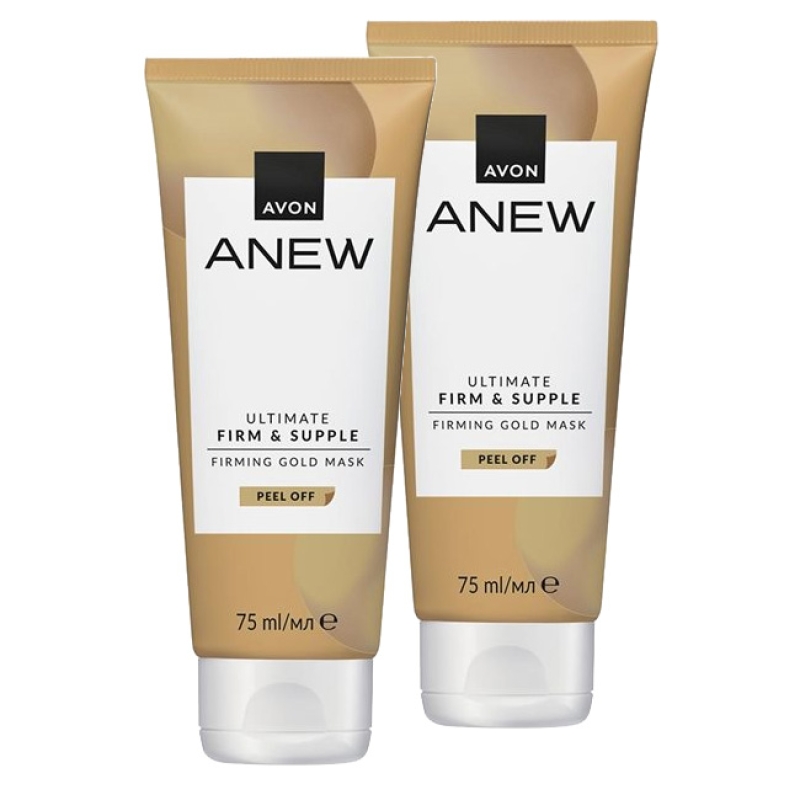 AVON ANEW ULTIMATE Peel-Off-Maske mit echtem Gold - Doppelpack