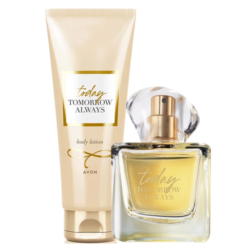 AVON TTA TODAY für Sie 2-teiliges Set mit Eau de Parfum Spray & Körperlotion