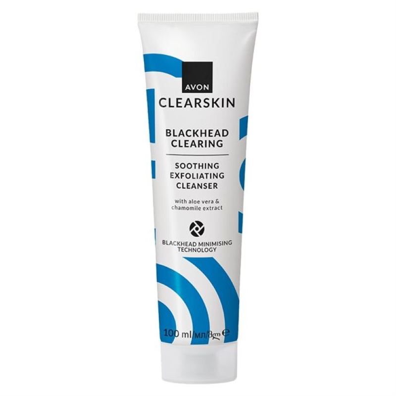 AVON clearskin BLACKHEAD CLEARING Klärendes & beruhigendes Gesichtspeeling