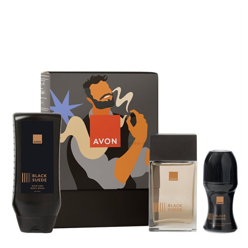 AVON Black Suede (3-tlg) Geschenkset