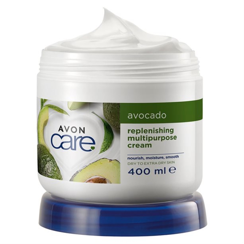 AVON Care AVOCADO Feuchtigkeitsspendende Creme für Gesicht, Hände & Körper