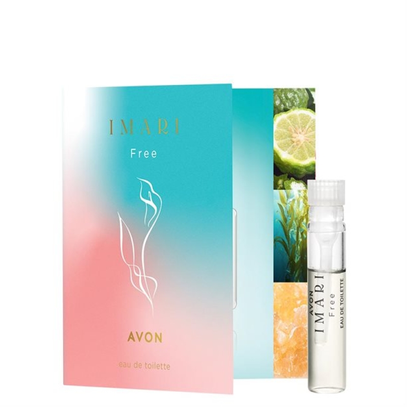 AVON IMARI FREE EdT / Karte mit Duftprobe