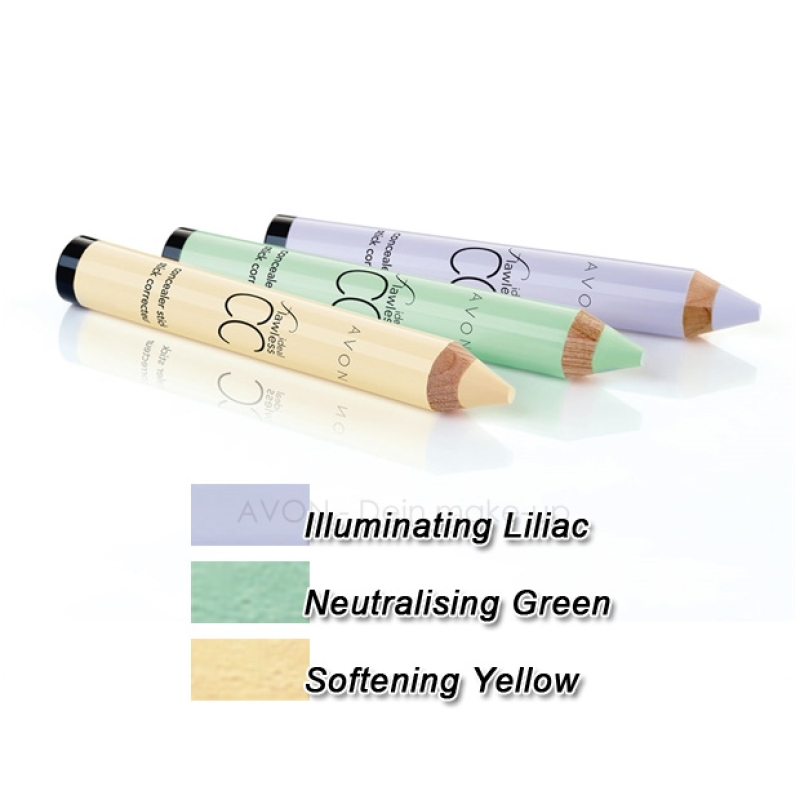 AVON ideal flawless CC-Abdeckstift -Farbe  / Neutralising Green