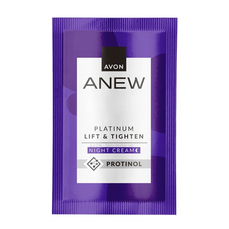 AVON ANEW PLATINUM LIFT & TIGHTEN Nachtcreme/ PROBE
