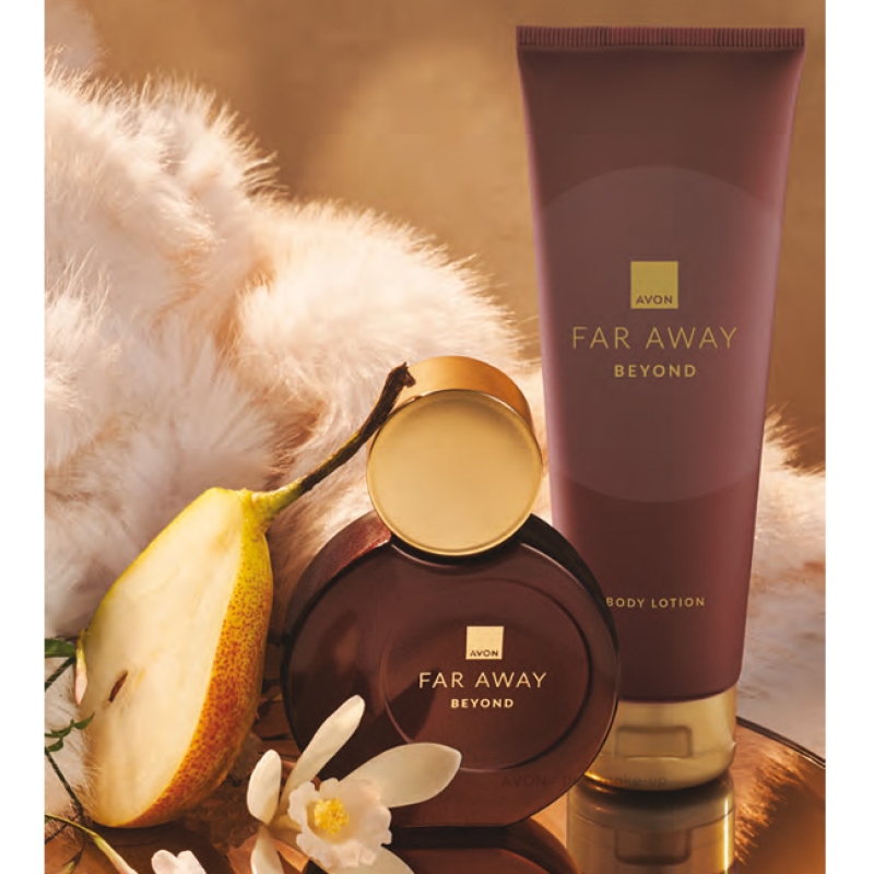 AVON Far Away BEYOND 2-teiliges Set mit Eau de Parfum Spray & Körperlotion
