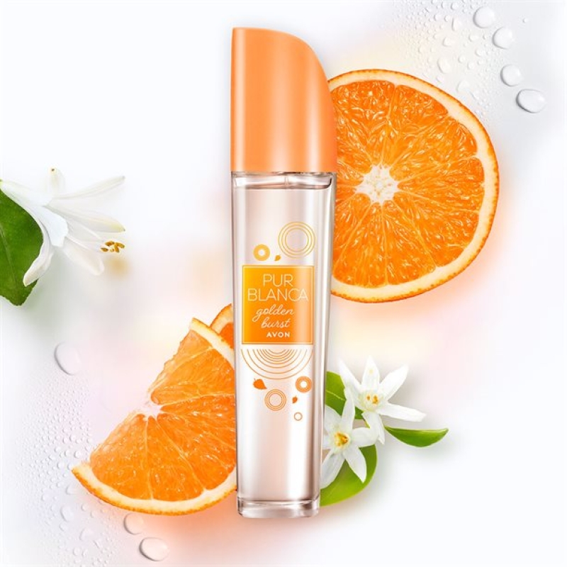AVON PUR BLANCA GOLDEN BURST EdT Spray /50