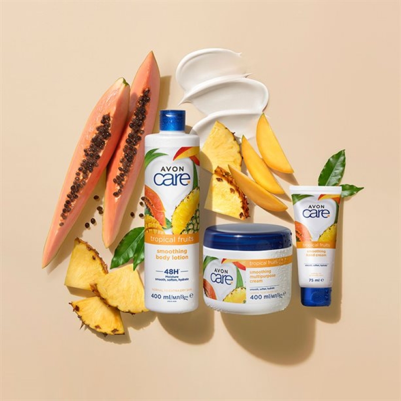 AVON Care TROPICAL FRUITS Creme für Gesicht, Hände & Körper /400