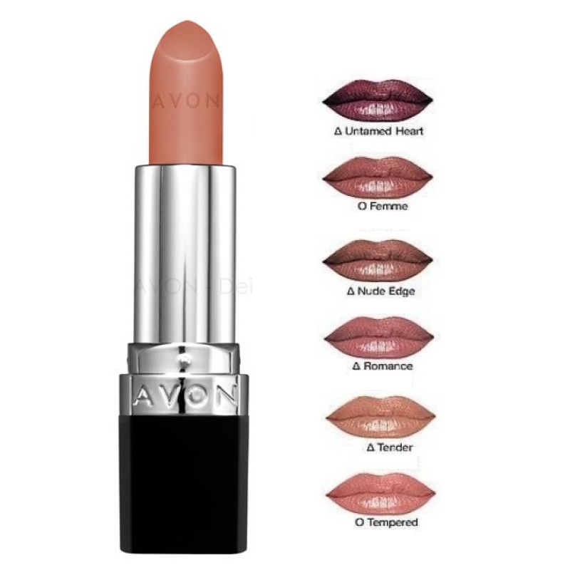 AVON Ultra Colour Lippenstift  - NUDE EDGE + Gratis Mini Lippenst.- Pink Kiss