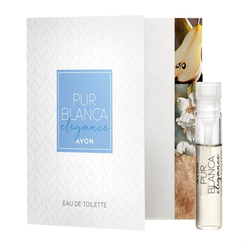 AVON Pur Blanca ELEGANCE  / Karte  mit Duftprobe