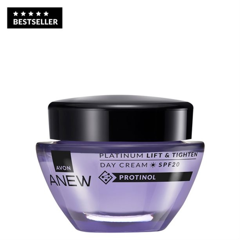 AVON ANEW PLATINUM LIFT & TIGHTEN Tagescreme mit LSF 20