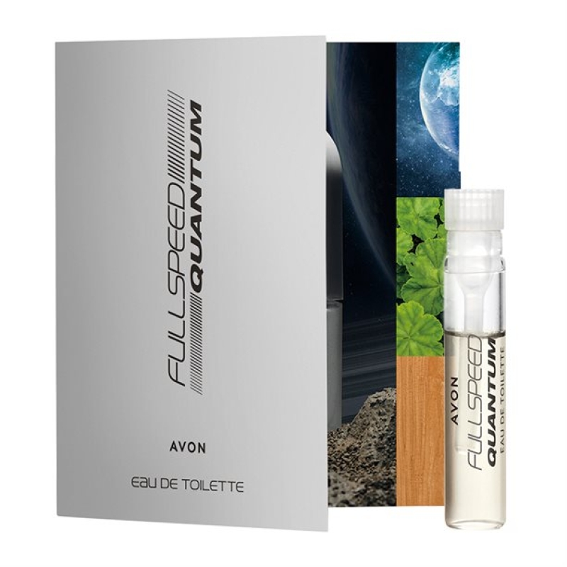 AVON FULL SPEED  QUANTUM EdT Spray /Karte mit Duftprobe