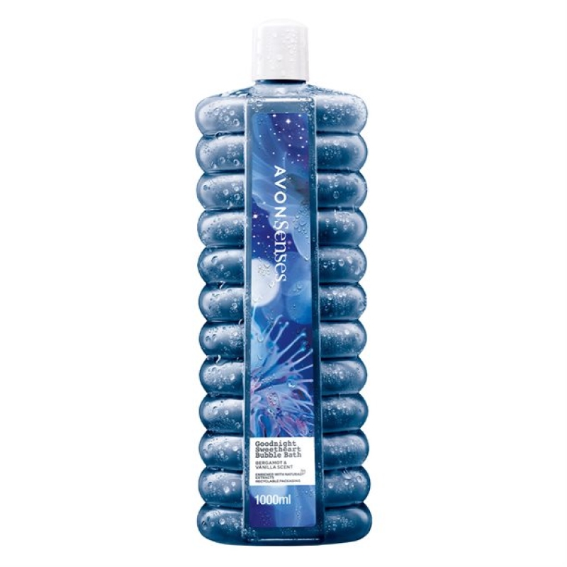 AVON senses GOODNIGHT SWEETHEART Schaumbad Bergamotte & Vanille /1 Liter