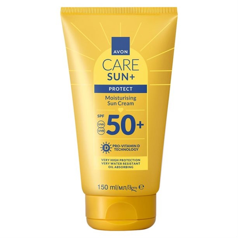 AVON care SUN+ PROTECT Feuchtigkeitsspendende Sonnencreme mit LSF 50 - Sehr wasserfest