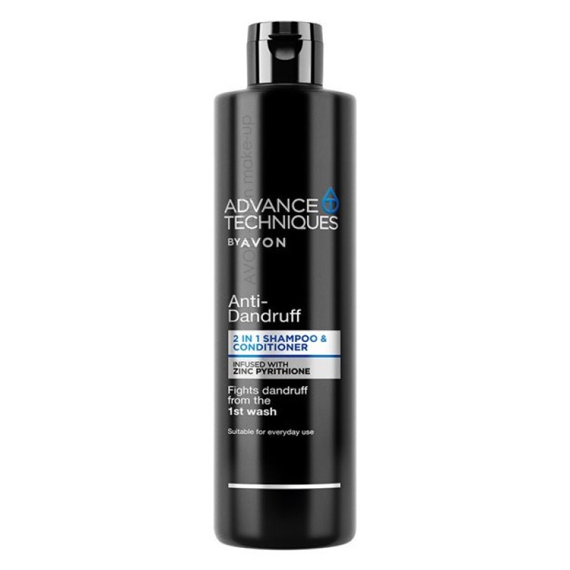 AVON Advance Techniques ANTI-DANDRUFF 2-in-1 Shampoo & Spülung gegen Schuppen mit Zink-Pyrithion /400