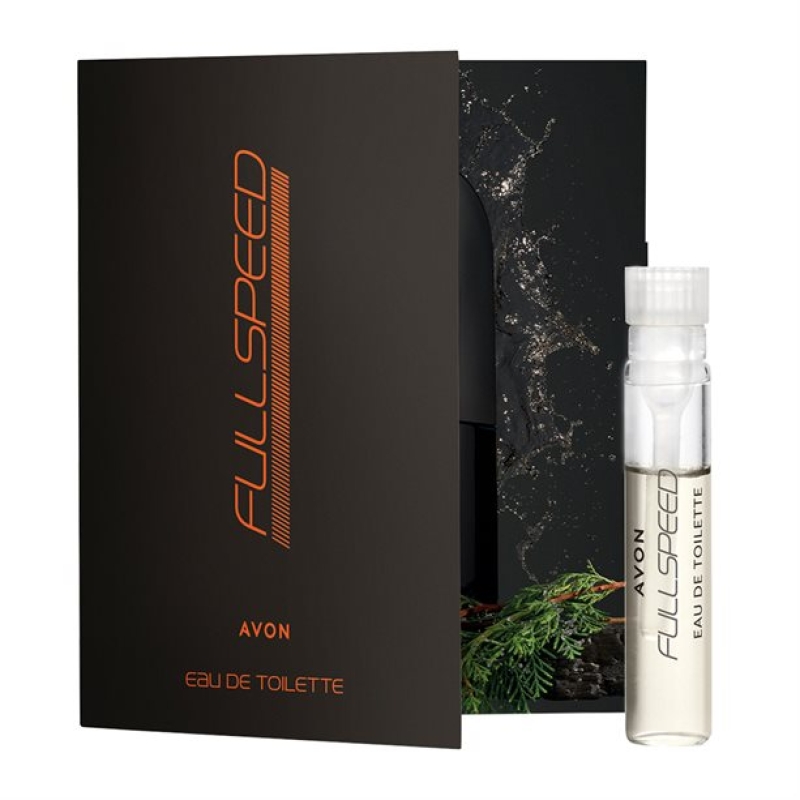 AVON FULL SPEED EdT / Karte mit Duftprobe