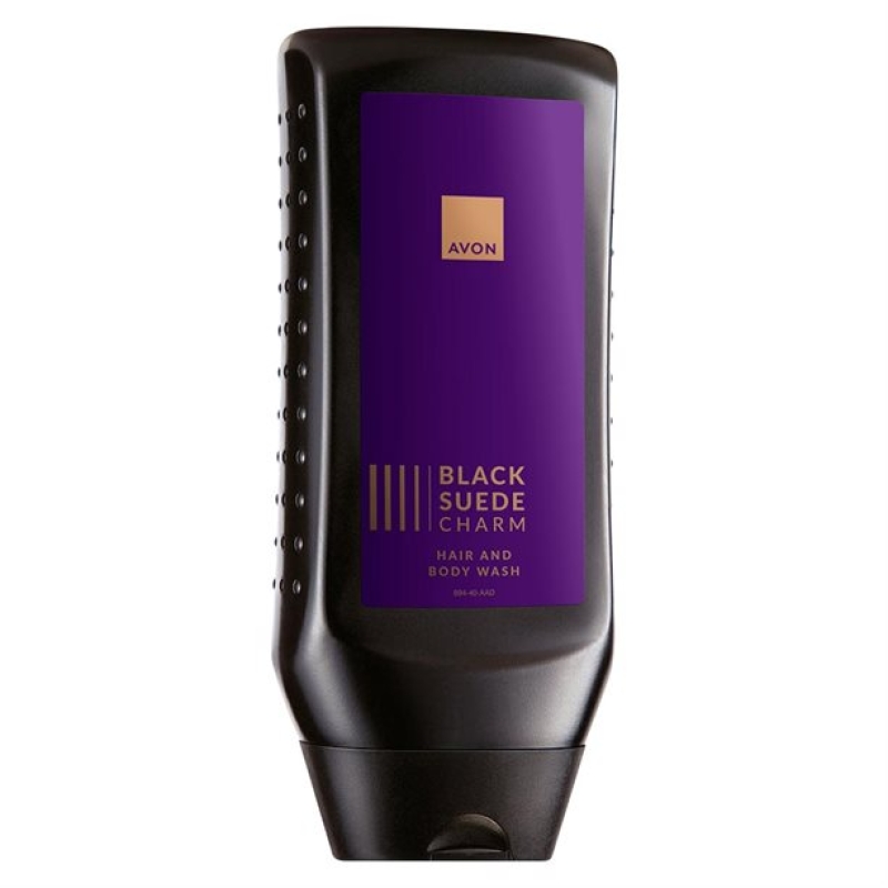 AVON Black Suede CHARM Shampoo & Duschgel