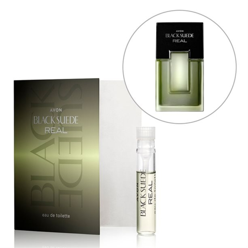 AVON Black Suede REAL  EdT /Karte mit Duftprobe